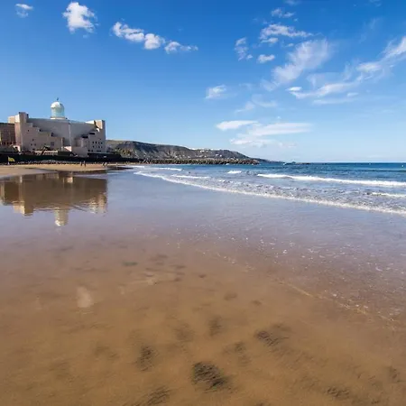 Seafront Terrace Las Canteras Beach - Wifi Lejlighed *