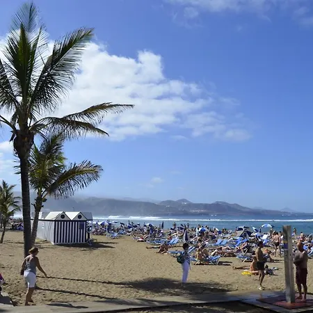 Lägenhet Seafront Terrace Las Canteras Beach - Wifi