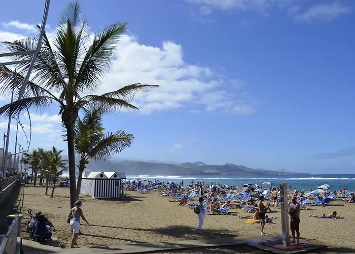 Apartament Seafront Terrace Las Canteras Beach - Wifi