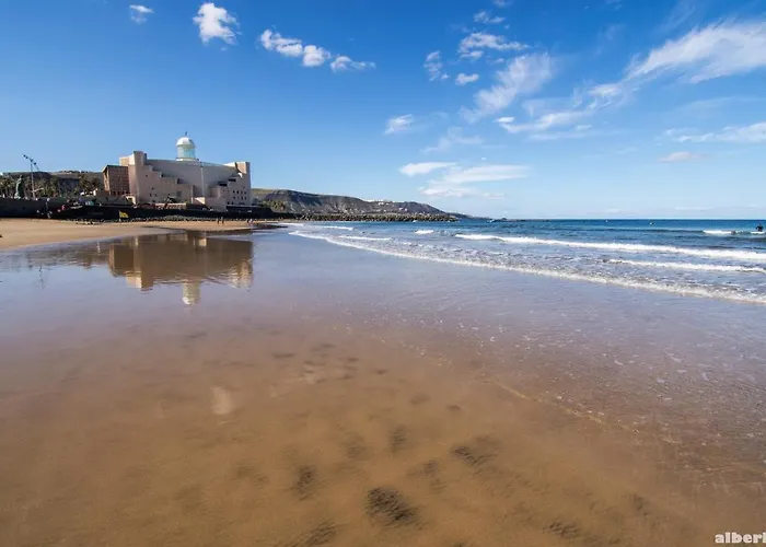 Seafront Terrace Las Canteras Beach - Wifi Apartamento *